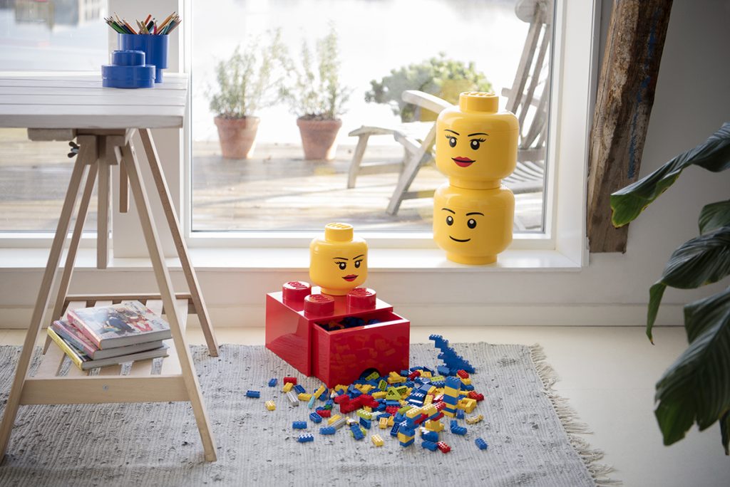 Testa Porta Oggetti Lego (Maschio) Lego