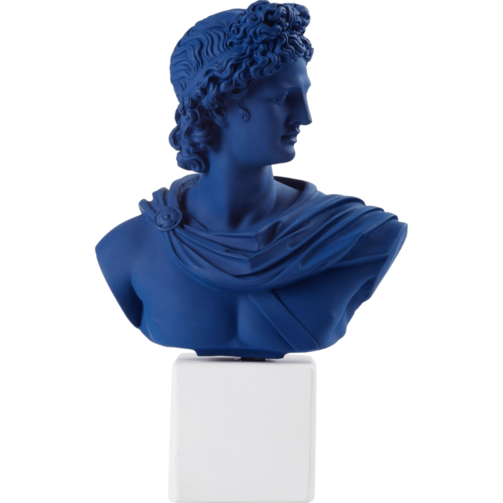 Busto Di Apollo Blu Notte