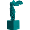 Statuetta Nike Di Samotracia Verde Smeraldo