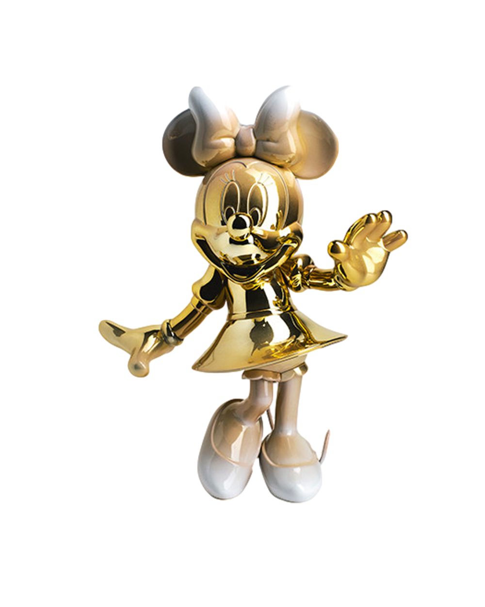 Statuina Minnie Gold Effetto Degradè