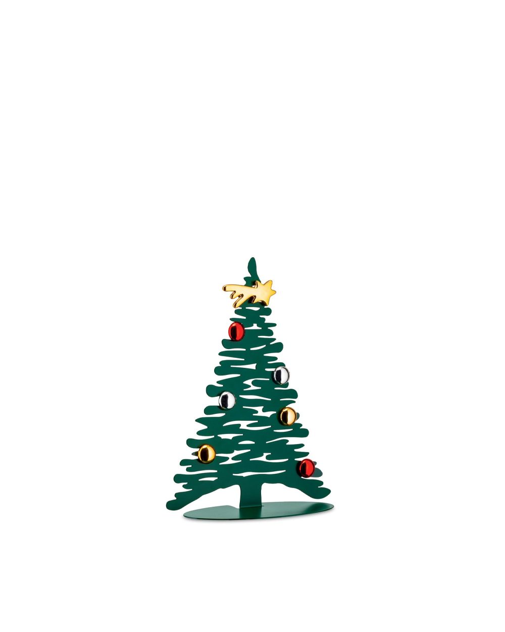 Albero di Natale Verde Bark in Acciaio con Magneti