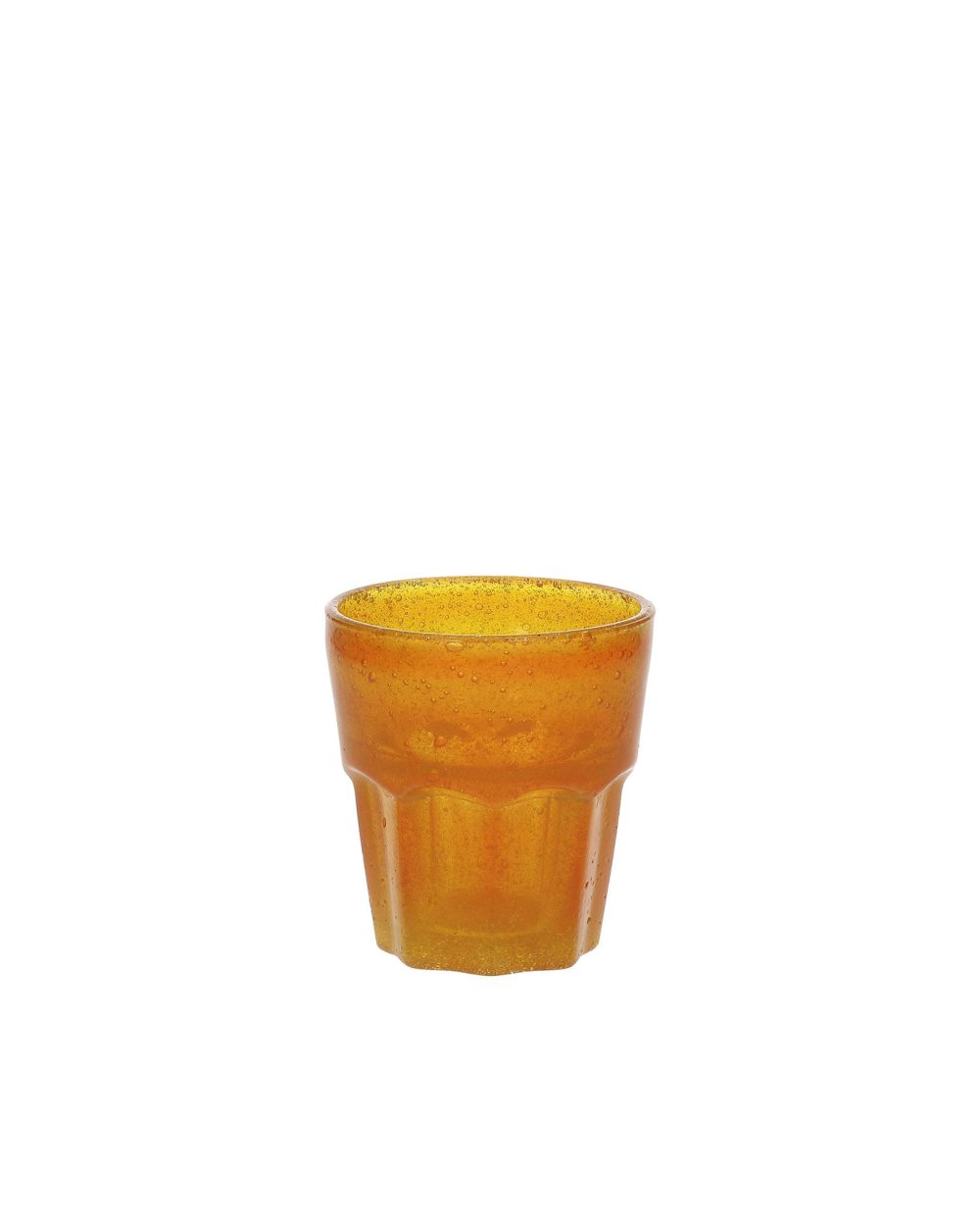 Set 6 Bicchieri Acqua Arancio Mandarino Andrea Fontebasso In Vetro