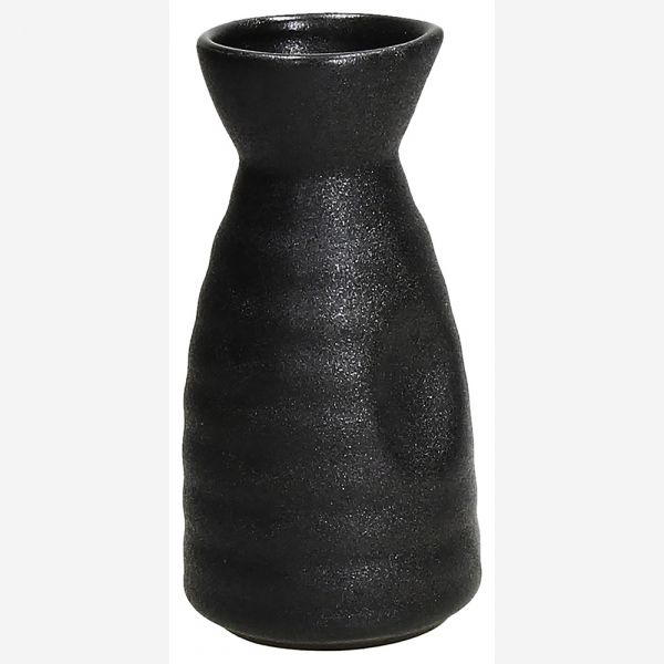 Bottiglia Sake Cm 7xh13,8 Black Ceramica Nero Linea JAP