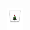 Set 6 Bicchieri Xmas Christmas Crew Ichendorf Con Albero Di Natale e Babbo Natale